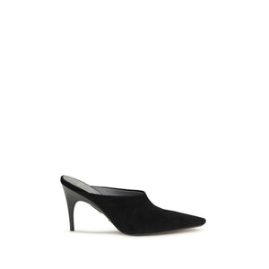 Balenciaga Black Suede Leather High Heel Pumps