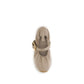 Balmain Beige Calf Leather Bos Taurus Ballet Flats