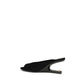 Balmain Black Calf Leather Bos Taurus Mules