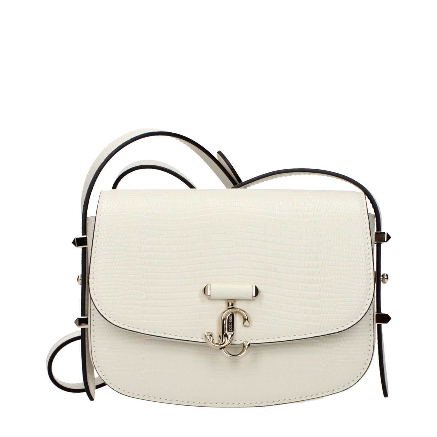 Jimmy Choo Blue Leather Shoulder Bag