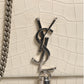 Saint Laurent Kate Tassel Small Croc-Embossed Leather