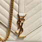 Saint Laurent Envelope Triquilt Medium YSL Shoulder Bag