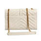 Saint Laurent Envelope Triquilt Medium YSL Shoulder Bag