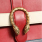 Gucci Dionysus Bamboo Medium Top Handle Bag White Blue Red