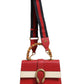 Gucci Dionysus Bamboo Medium Top Handle Bag White Blue Red