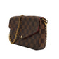 Louis Vuitton Damier Ebene Pochette Felice Chain Wallet