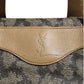 Saint Laurent Green and Brown Pattern Canvas Duffel Bag