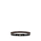 Ferragamo Black Calf Leather Bos Taurus Regular Belt