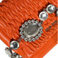Miu Miu Orange crystal crossbodybag