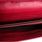 Saint Laurent Red Leather Monogram Wallet on Chain