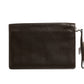 Louis Vuitton Belaia Clutch Taiga Leather