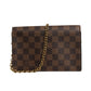 Louis Vuitton Damier Ebene Vavin Chain Wallet