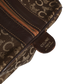 Celine Dark brown and Gold logo duffel