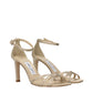 Jimmy Choo Beige Satin Stiletto Heel Sandals