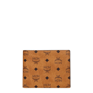 MCM Brown Fabric Wallet