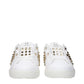 Valentino Garavani Blue Leather Low Top Sneakers
