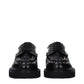 Valentino Garavani Black Leather Oxfords And Derbies