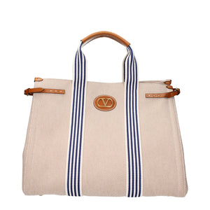 Valentino Garavani Beige Fabric Handbag