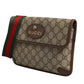 Gucci Supreme Monogram Neo Vintage Web Belt Bag Brown