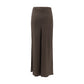 Brunello Cucinelli Brown Acetate Midi Skirt
