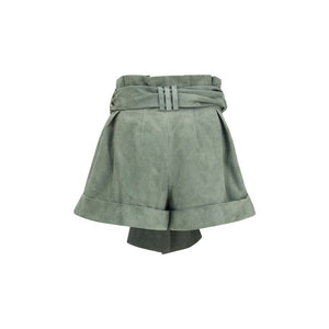 Balmain Bicolor Lamb Ovis Aries Aries Bermuda Shorts