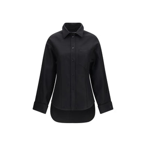 Balenciaga Black Cotton Dress Shirt