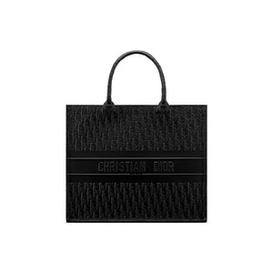 Dior Black Calfskin Tote Bag