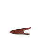 Balmain Bordeaux Calf Leather Bos Taurus Mules