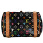Louis Vuitton Black Monogram Multicolor Canvas Priscilla Handbag
