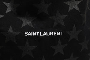 Saint Laurent Rive Droite Black Tote Bag With Star Print Tote bag