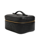 Chanel Black and gold makeup bag