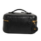 Chanel Black and gold makeup bag