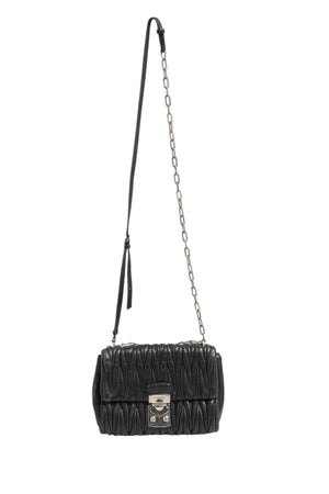 Miu Miu Confidential Matelasse Leather Flap Shoulder Bag