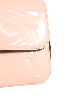 Louis Vuitton Pink Vernis and Monogram Canvas Cherrywood BB Shoulder Bag