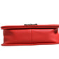 Chanel Red Diamond Stitch Calfskin Leather New Medium Boy Bag