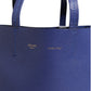 Celine Blue with Gold Tote Bag