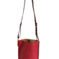 Loewe Gate Raspberry & Wine Leather Bucket Bag