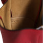 Loewe Gate Raspberry & Wine Leather Bucket Bag