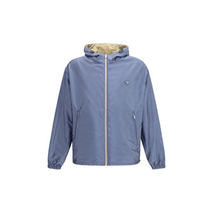 Prada Beige Recycled Polyamide Shell Jacket