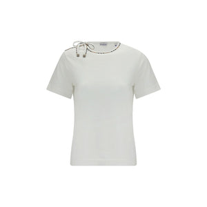 Burberry White Cotton T-Shirt