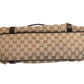 Gucci Beige and Black Canvas Twins Medium Tote Bag