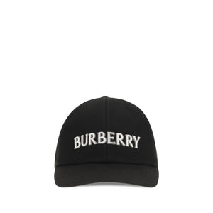 Burberry Black Cotton Cap (Baseball Hat)
