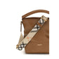 Burberry Brown Calf Leather Bos Taurus Backet Bag