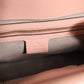 Gucci Pink And White Calfskin Small Nymphaea Top Handle Bag