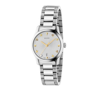 Gucci Gray Stainless Steel Dress Watch
