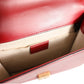 Gucci Marmont small shoulder bag in Rosso Ancora red leather