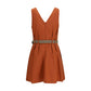 Brunello Cucinelli Orange Cotton Casual Dress