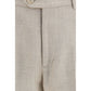 Brunello Cucinelli Beige Silk Two-Piece Suit