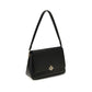 Tory Burch Black Calf Leather Bos Taurus Shoulder Bag