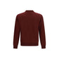 Valentino Garavani Bordeaux Wool Oves Aries Polo Shirt
